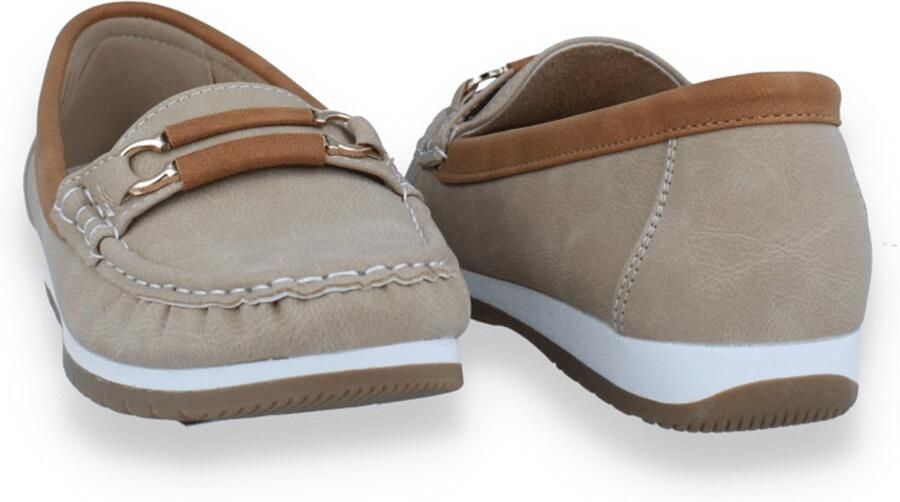 Mode-Mania Dames Mocassin Beige