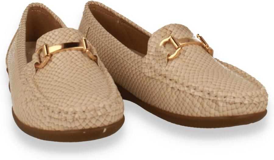 Mode-Mania Dames Mocassin Ecru BEIGE - Foto 2