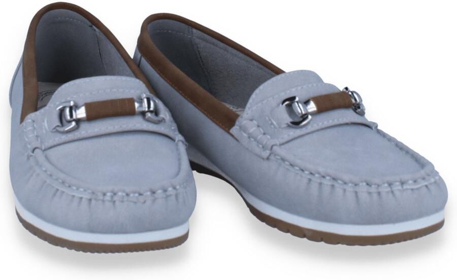 Mode-Mania Dames Mocassin Julietta Grijs Grau