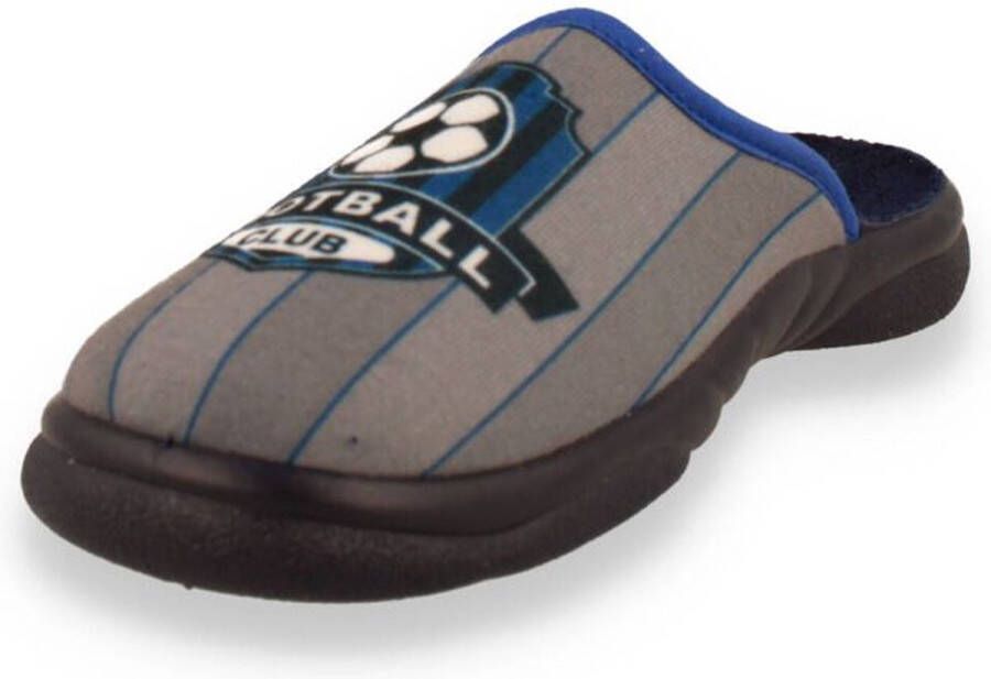 Mode-Mania Tooti jongens pantoffel blauw GRAU - Foto 4