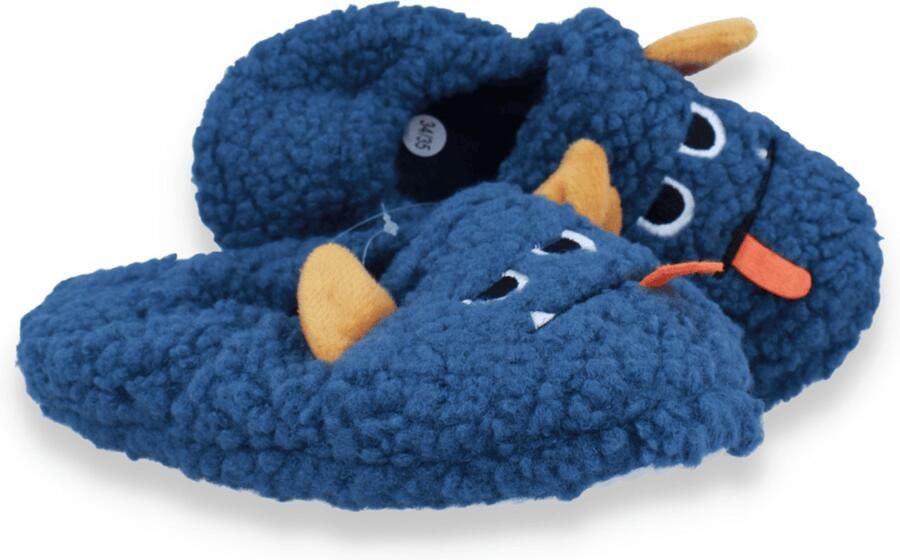 Mode- ia Uni Pantoffel Blauw