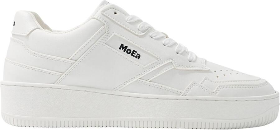 MoEa Lage Sneakers Dames -basgn1 Maat: 41 Materiaal: Vegan Kleur: Wit - Foto 2