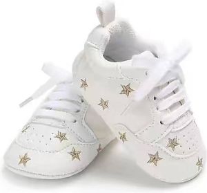 Moli Baby Schoenen 6-12 maanden-Meisjes Eerste Baby Schoentjes-Zachte Zool Antislip