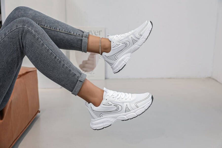 Moli Sneakers Dames Sneakers Wit