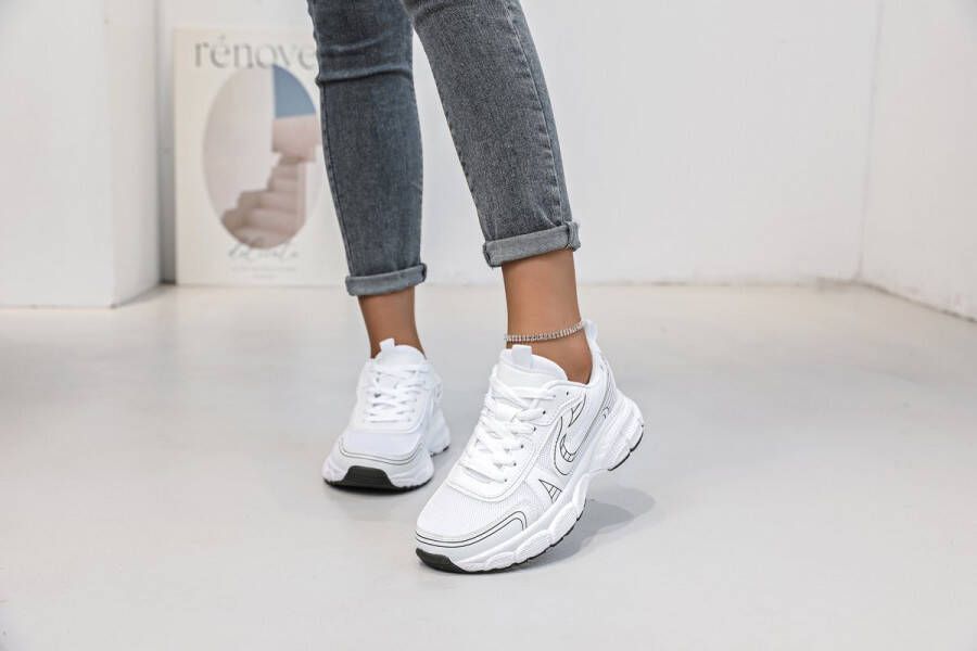 Moli Shop Sneakers Dames-Kleurblok Dames schoenen-maat - Foto 10