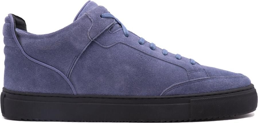 Mondain Amsterdam Mid Top Lichtblauw Suede Mondain Heren sneaker Handgemaakt