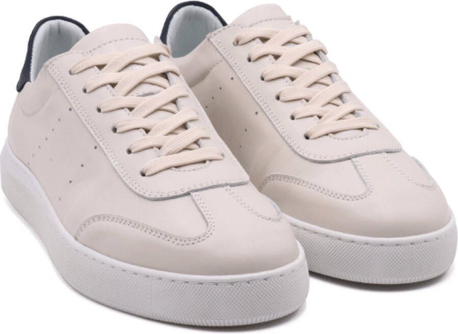 Mondain Amsterdam Mondain Heren sneaker Low Top Da Vinci Beige Blauw