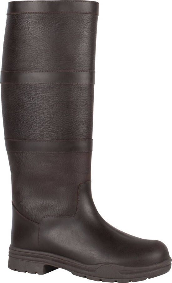 Mondoni Country Boots Donkerbruin Katoen