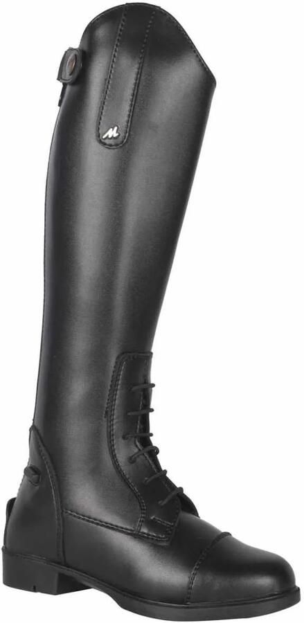 Mondoni Maldon Kinder Rijlaars Paardrijlaarzen Zwart Kunstleer