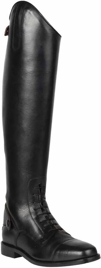 Mondoni Wakefield Rijlaars XW Zwart Leer Vrouwen Leren Paardrijlaarzen