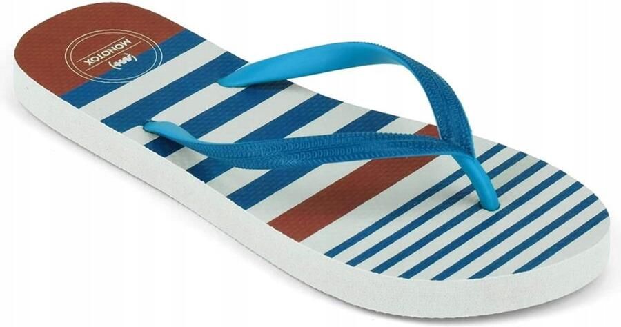 MONOTOX Dames Slippers MX22322 Flipper Wit
