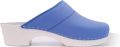 Moofs Dames Klompen Corn Blue Flexibele PU Zool Geluidloos - Blauw
