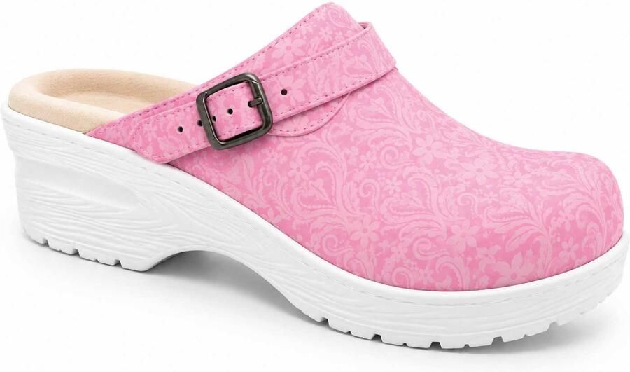 Moofs Verpleegkundige Klompen Damask Leren Zorgklompen Antislip Medische Zorgklompen Werkklompen