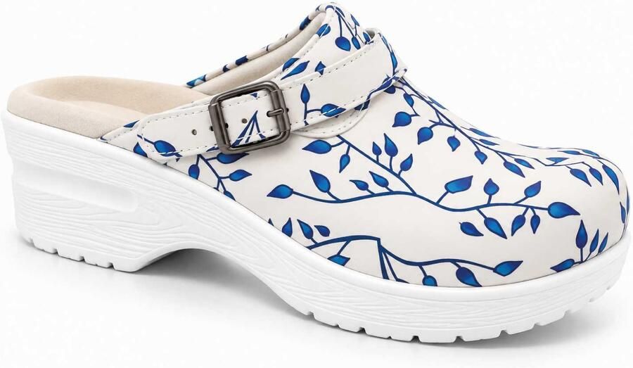 Moofs Verpleegkundige Klompen Porcelain Leren Zorgklompen Antislip Medische Zorgklompen Werkklompen
