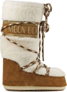 Moon Boot Enkellaarsjes Dames Outdoor Snowboots Damesschoenen Nylon 14026100 Gebroken wit combi