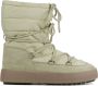 Moon Boot Enkellaarsjes Dames Outdoor Snowboots Damesschoenen Canvas 24500200 lab69 Beige - Thumbnail 2