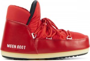 Moon Boot Enkellaarsjes Dames Outdoor Snowboots Damesschoenen Canvas 14600300 Rood