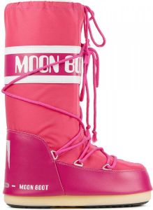 Moon Boot Enkellaarsjes Dames Outdoor Snowboots Damesschoenen Nylon 14004400 Fuchsia