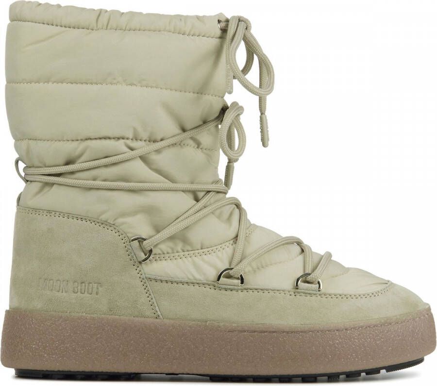 Moon Boot Enkellaarsjes Dames Laarzen Damesschoenen Canvas 24500200 lab69 Beige