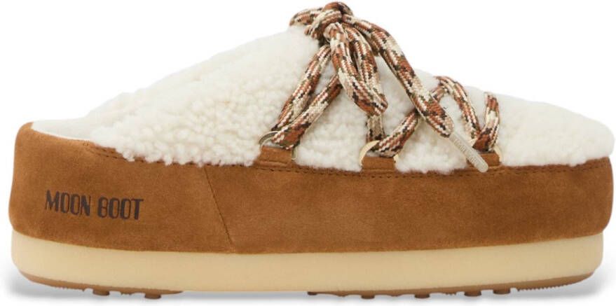 Moon Boot Evx Shearling bruine klompen