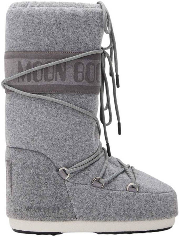 Moon boot Iconische Vilt Winterlaarzen Gray Dames