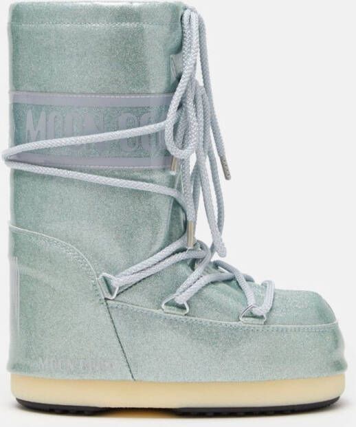 Moon Boot ICON JUNIOR BLUE GLITTER Thermoboots Snowboots Sneeuwlaarzen original 35-38 (8059791066193)
