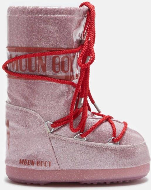 Moon Boot ICON JUNIOR PINK GLITTER Thermoboots Snowboots Sneeuwlaarzen original 35-38 (8059791065387)