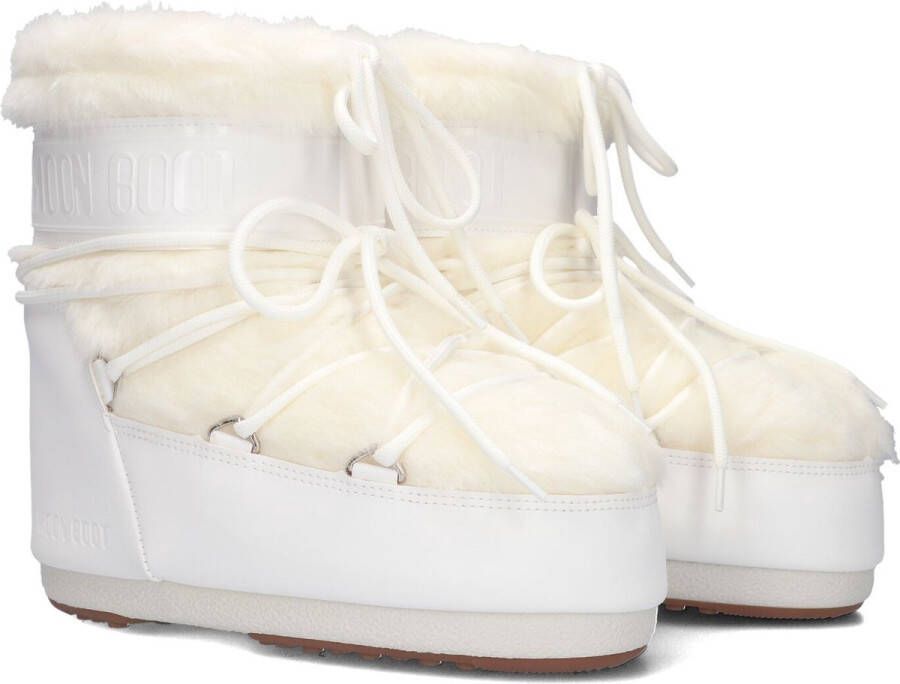 MOON BOOT Snowboots Dames Icon Low Faux Fur Maat: 39 Materiaal: Faux Fur Kleur: Wit