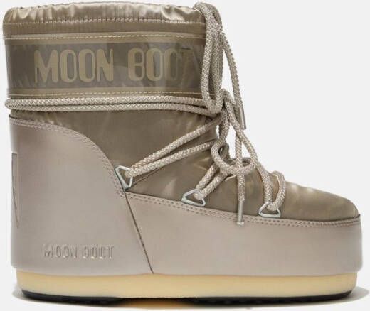 Moon Boot ICON LOW GLANCE PLATINUM SATIN Thermoboots Snowboots Sneeuwlaarzen Goud 36-38 (8059791057856)