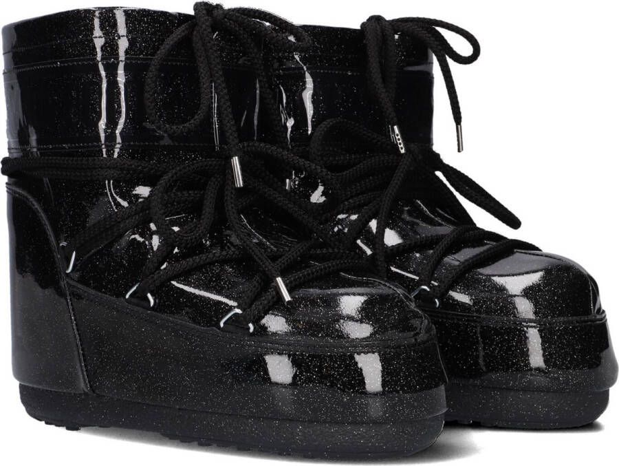 MOON BOOT Snowboots Dames Icon Low Glitter Maat: 39 41 Materiaal: Textiel Kleur: Zwart