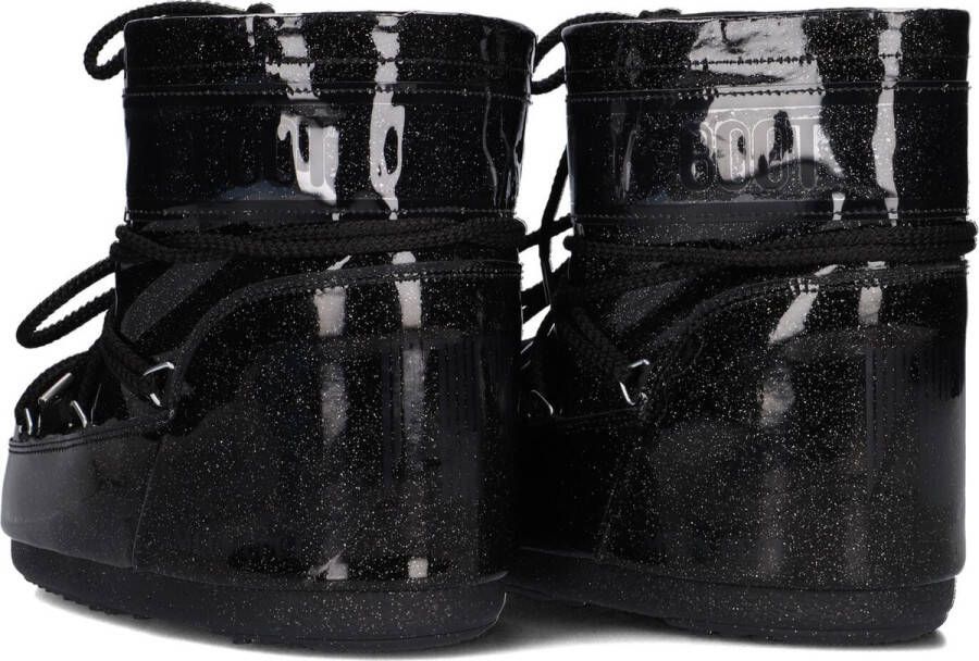 Moon Boot Icon Low Glitter Snowboots Sneeuwlaarzen Dames Zwart