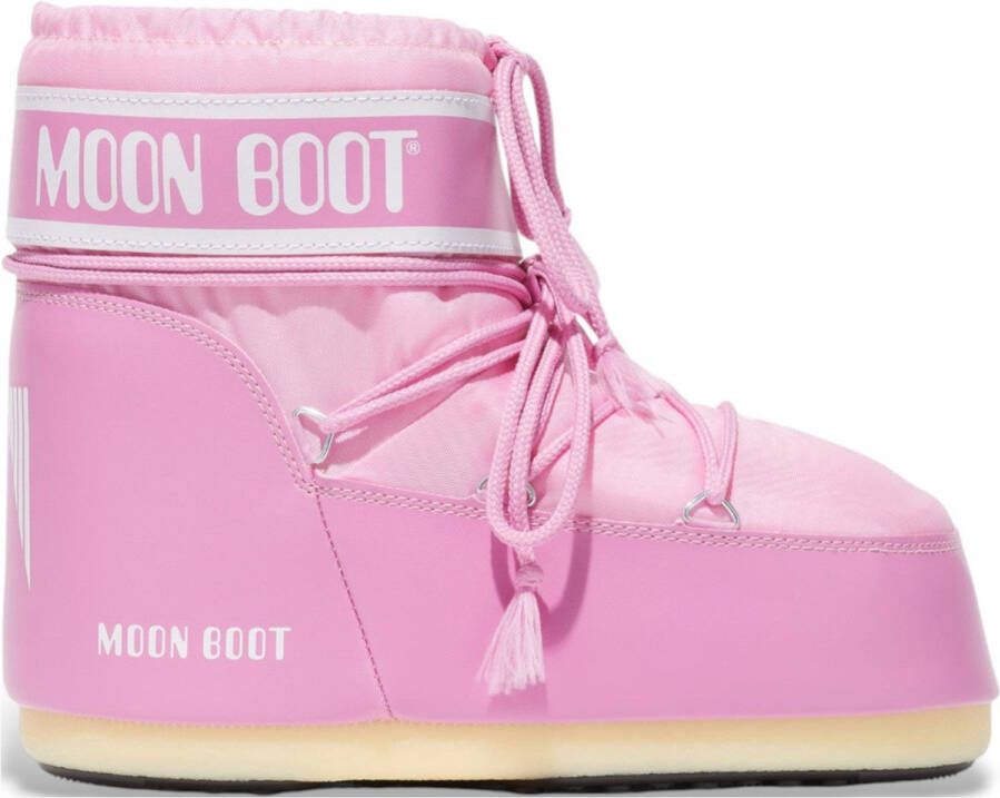 MOON BOOT Snowboots Dames Icon Low Nylon Maat: 36 38 Materiaal: Rubber Kleur: Roze