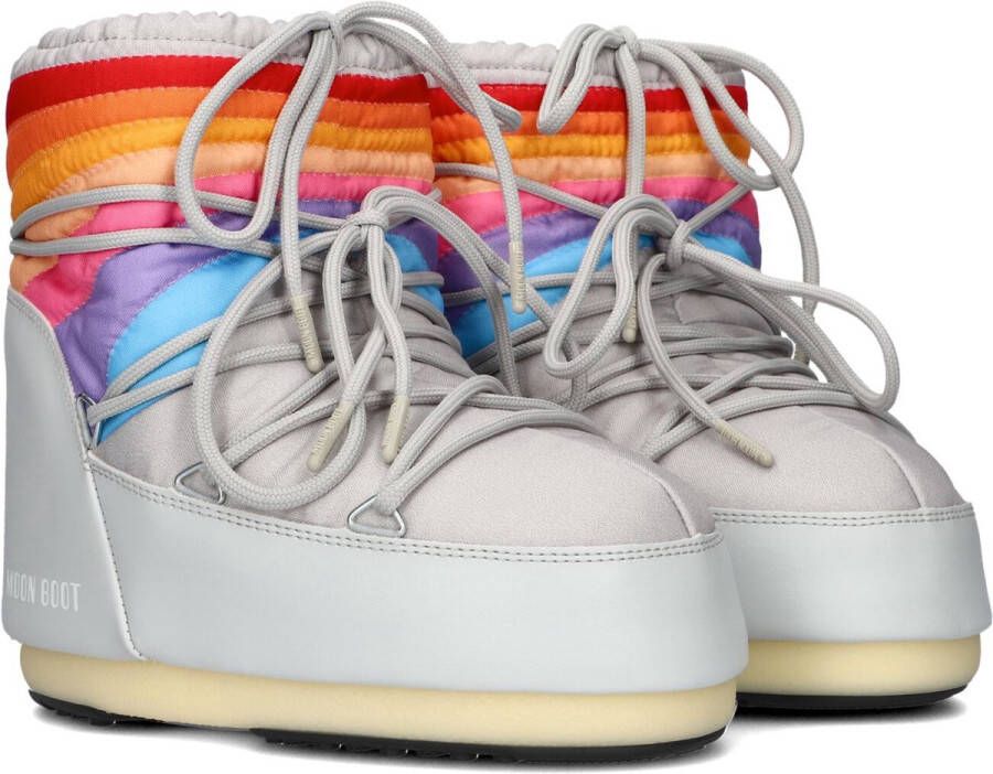 MOON BOOT Snowboots Dames Icon Low Rainbow Maat: 36 38 Materiaal: Textiel