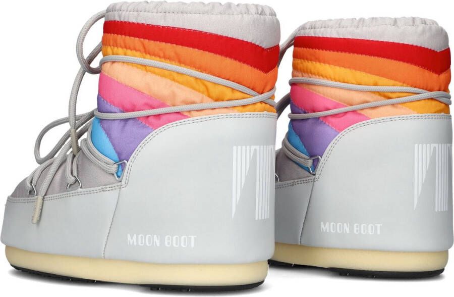 MOON BOOT Snowboots Dames Icon Low Rainbow Maat: 36 38 Materiaal: Textiel