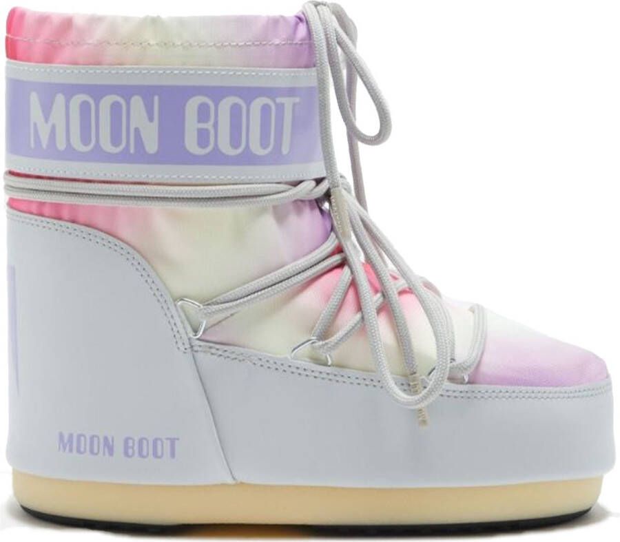 Moon boot Multicolor Tie Dye Waterdichte Enkellaarzen Gray Dames