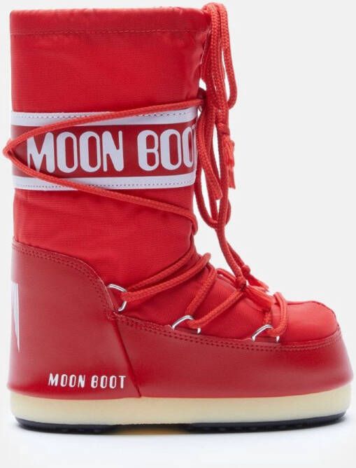 Moon Boot ICON NYLON ROOD Thermoboots Snowboots Sneeuwlaarzen Rood 27-30 (8059791061150)