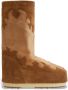 Moon boot Westerse Stijl Suède Geborduurde Laarzen Brown Dames - Thumbnail 1