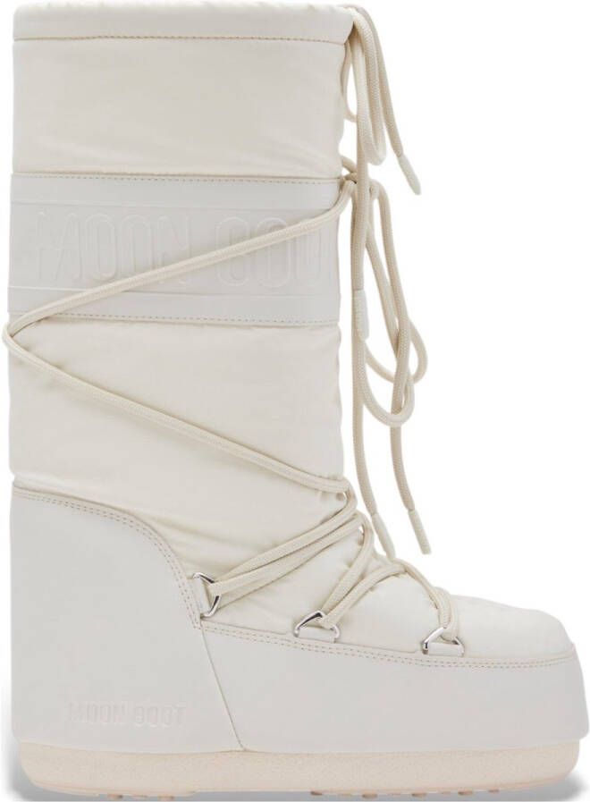 Moon boot Iconische Winter Rubberlaarzen White Dames