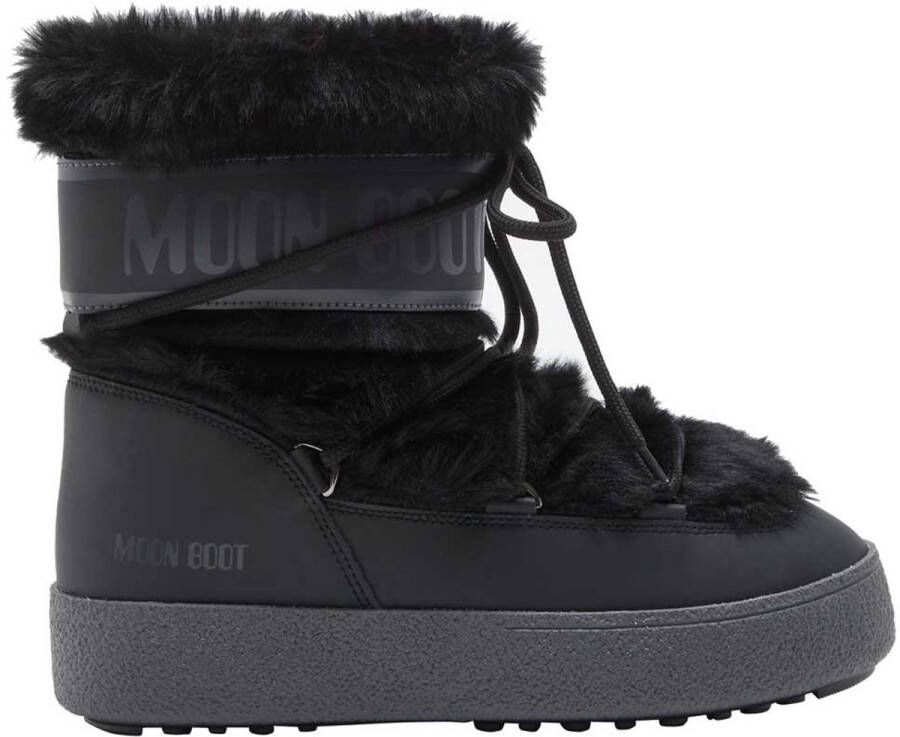 Moon Boot Jtrack Faux Fur Wp Sneeuwlaarzen Zwart Meisjes
