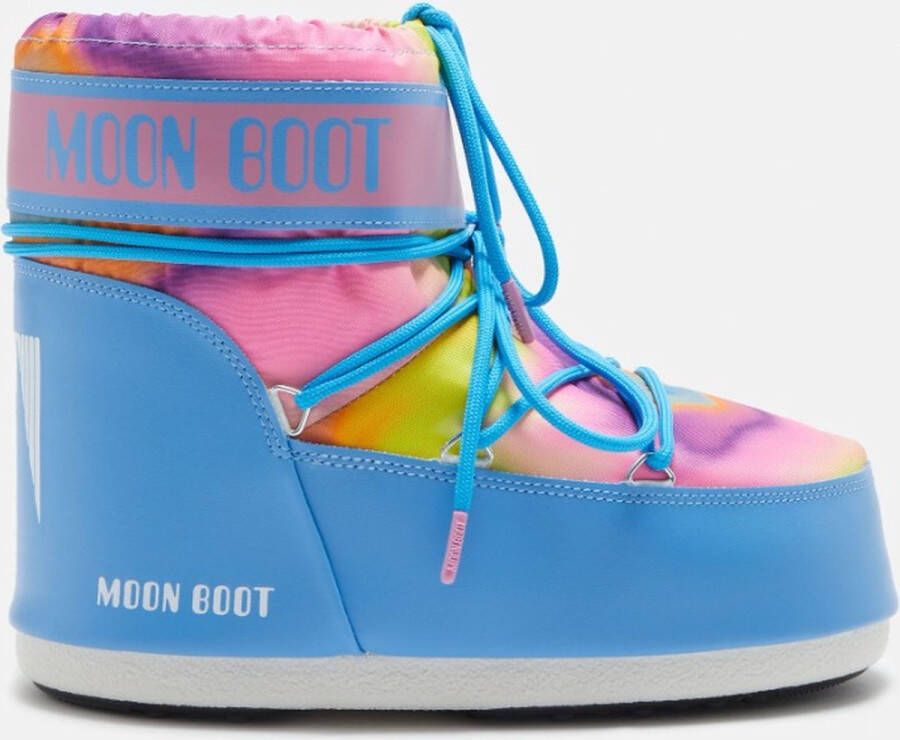 Moon boot Lage Apres-Ski Laarzen met Kunstleren Details Multicolor