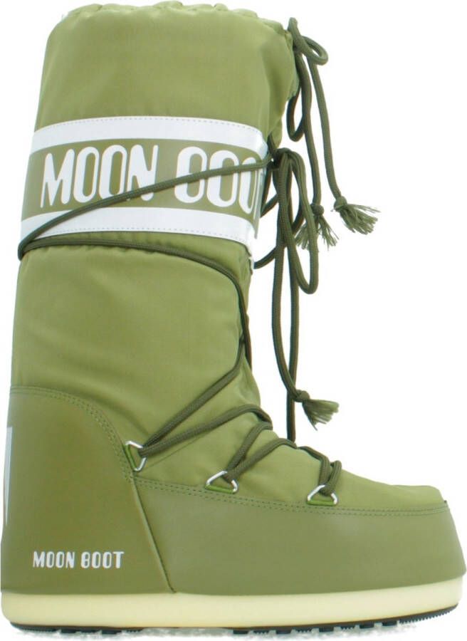 Moonboot Enkellaarzen Moon Boot Mb Icon Nylon Boots Khaki 80d1400440 in groen