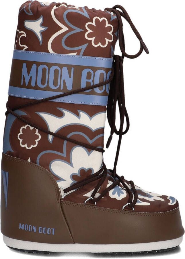 MOON BOOT Snowboots Dames Mb Icon Moonrise Maat: 35 38 Materiaal: Nylon Kleur: Bruin