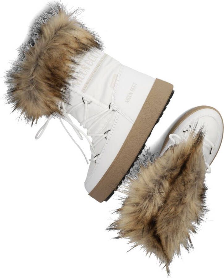 MOON BOOT Snowboots Dames Mb Ltrack Monaco Low Maat: 39 Materiaal: Textiel Kleur: Wit - Foto 2