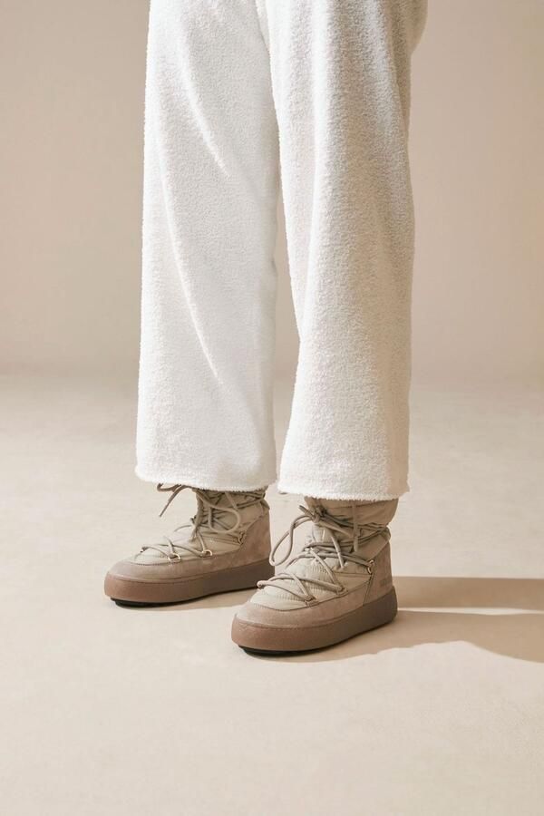 Moon Boot Enkellaarsjes Dames Outdoor Snowboots Damesschoenen Canvas 24500200 lab69 Beige - Foto 8