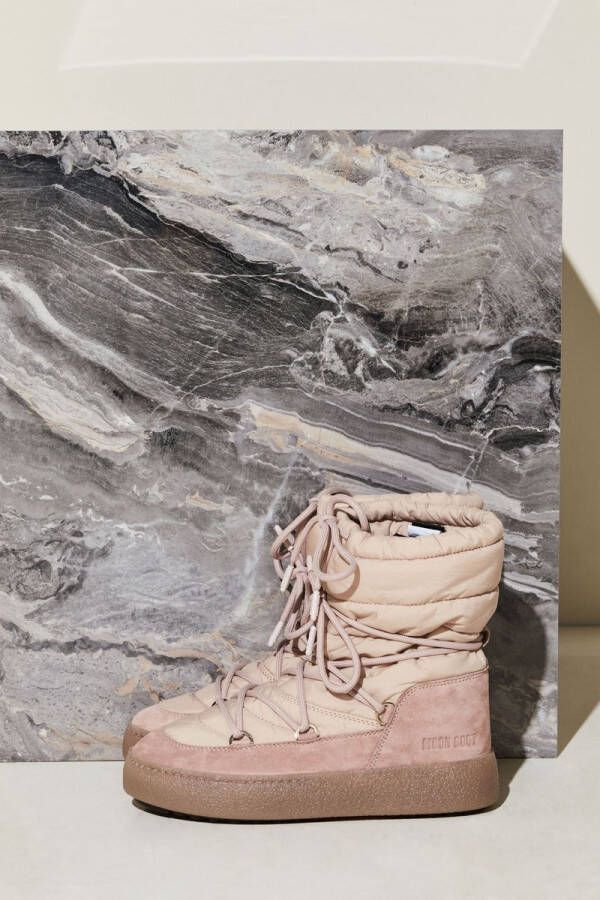 Moon Boot Enkellaarsjes Dames Outdoor Snowboots Damesschoenen Canvas 24500200 lab69 Nude - Foto 6