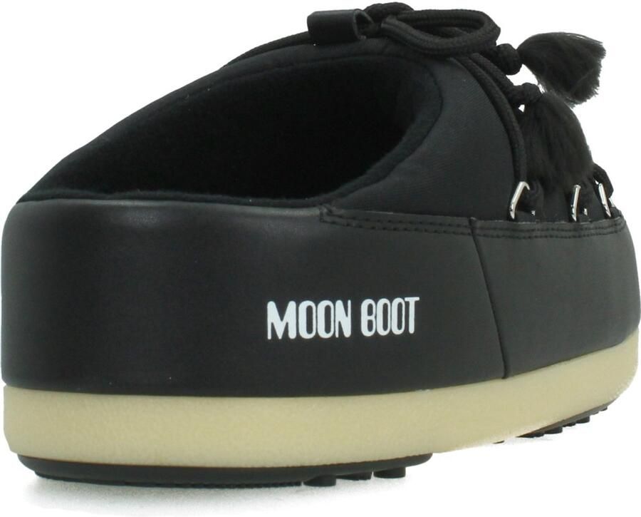 Moon boot Nylon Lace-Up Mules met Logo Print Black - Foto 2