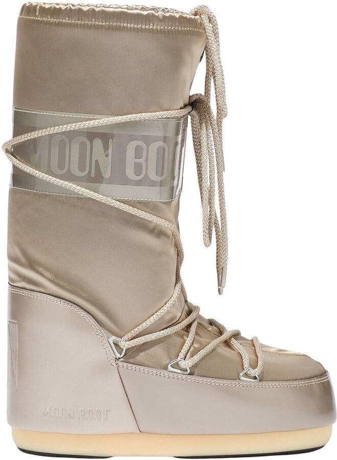 MOON BOOT Snowboots Dames Icon Glance 42 44 Textiel Zilver