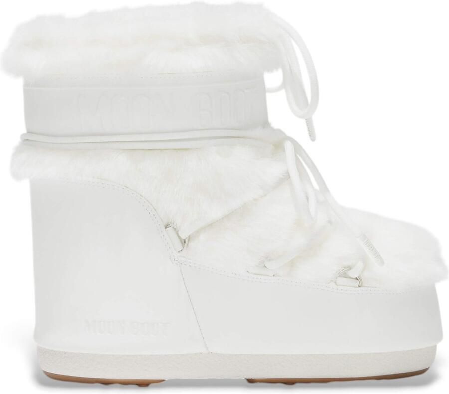 Moon boot Witte Synthetische Lage Laarzen Beige Dames