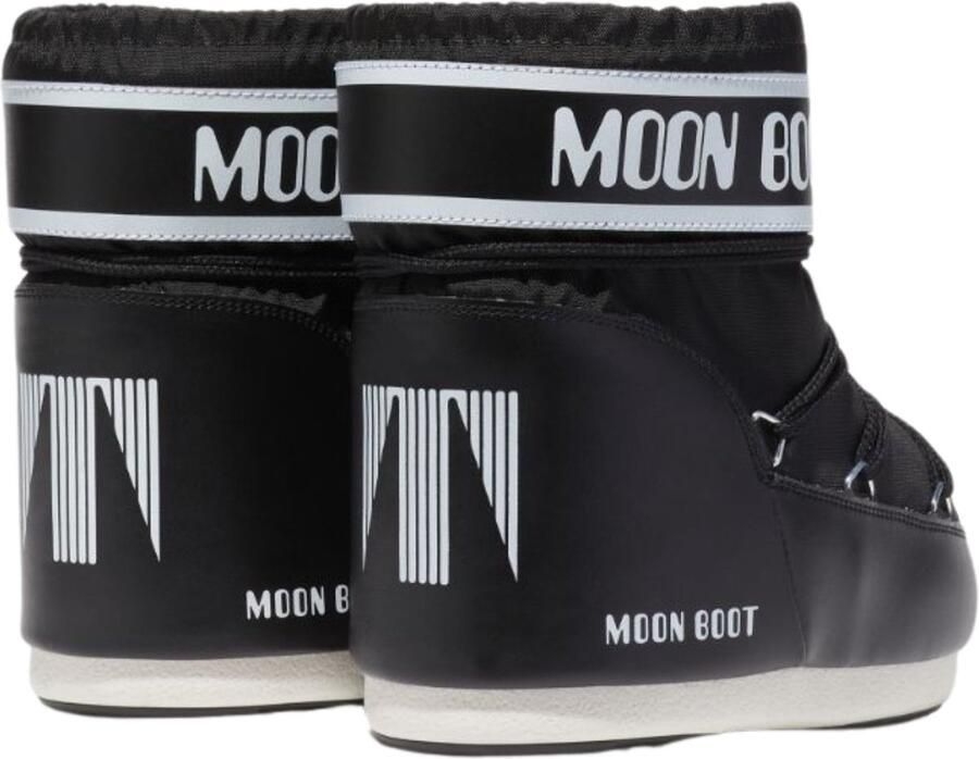 Moon boot Zwarte Slip-On Laarzen met Zilveren Metalen Oogjes Black Dames - Foto 4