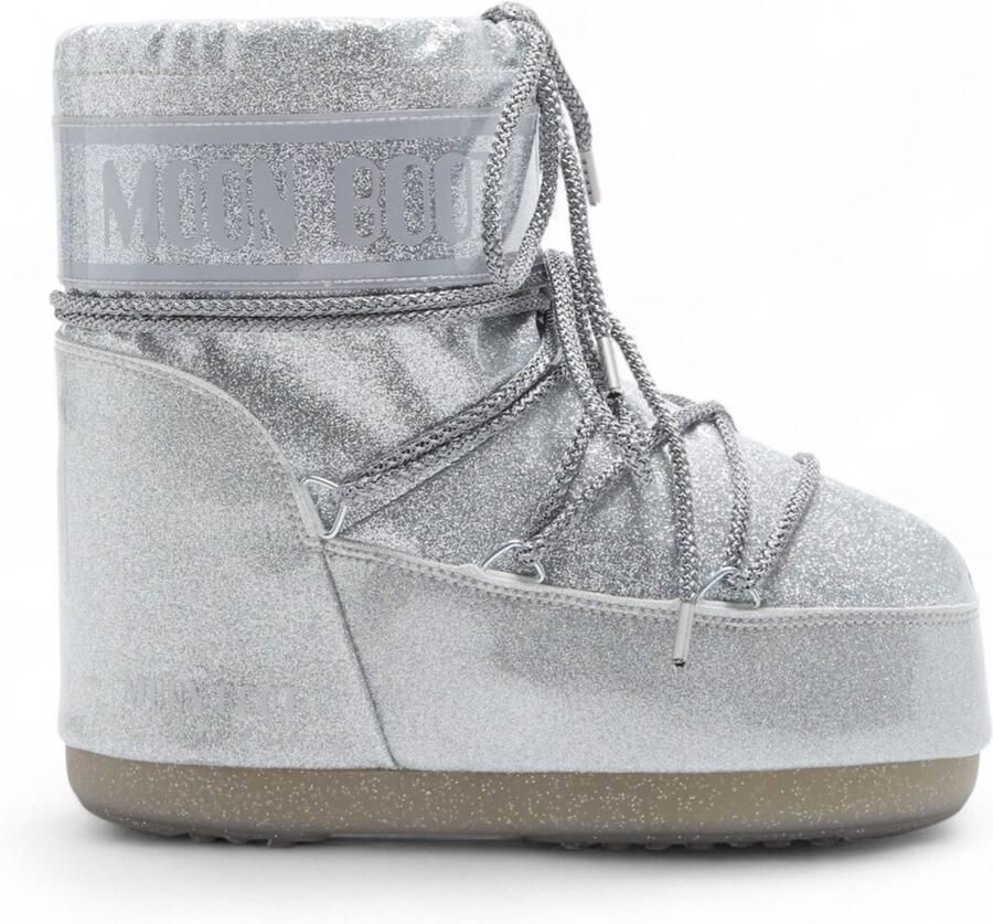 MOON BOOT Snowboots Icon Low Glitter 42 44 Rubber Bruin